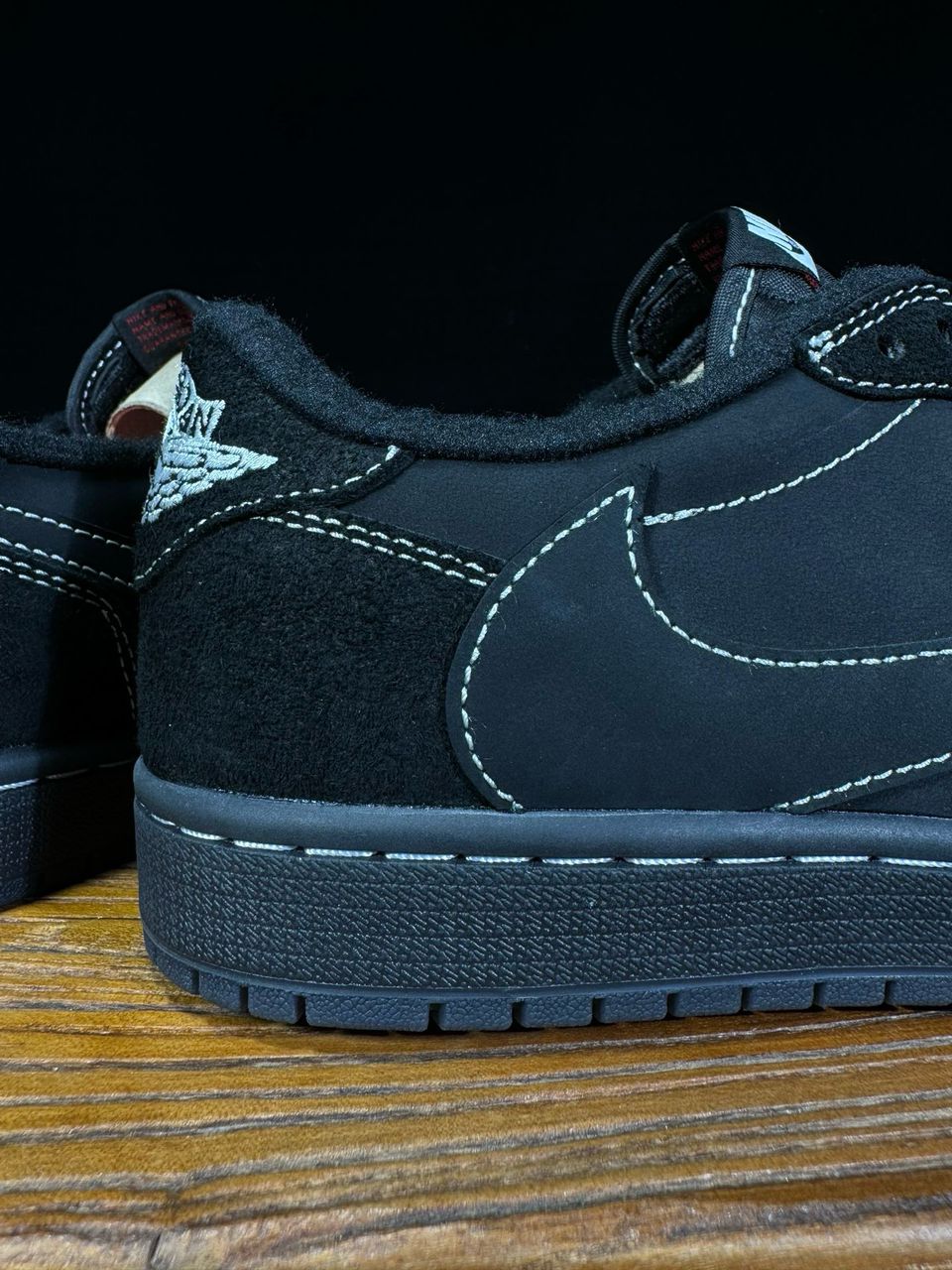 Traviss Scott x Jordan 1 Low OG Black Phantom
